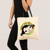 Retro Best Big Sister Ever Tragetasche (Vorderseite (Produkt))