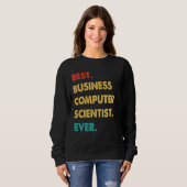Retro Best Business Computer Scientists aller Zeit Sweatshirt (Vorne ganz)
