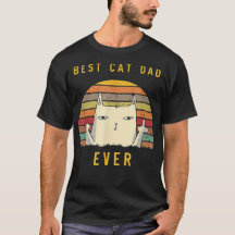 Retro Best Cat Vater Ever Cat Lover Funny Cat Dadd