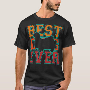 Retro Best Dog je tibetisch Spaniel Lover Theme De T-Shirt