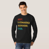 Retro Best E Commerce Manager je T-Shirt (Vorne ganz)