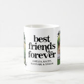 Retro Best Friends Forever Groovy Foto Friend Kaffeetasse (Mittel)