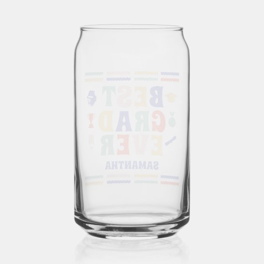 Retro Best Grad Abschluss Dosenglas (Rückseite)