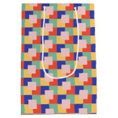 Retro Best Grad Foto Abschluss Mittlere Geschenktüte (Rückseite)