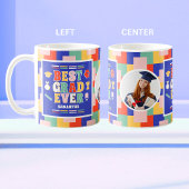 Retro Best Grad Foto Blue Abschluss Kaffeetasse