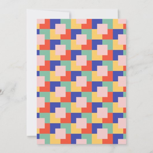 Retro Best Grad Foto Blue Graduation Party Einladung (Rückseite)