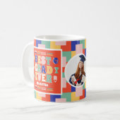 Retro Best Grad Foto Red Abschluss Kaffeetasse (Vorderseite Links)