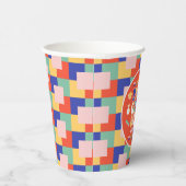 Retro Best Grad je Red Graduation Party Pappbecher (Rechts)