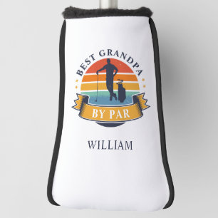 Retro Best Grandpa By von Personalized Golfer Dad Golf Headcover
