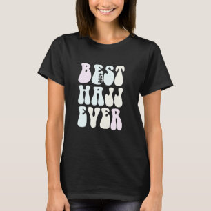 Retro BEST HAJJ EVER 2024 Reisen Keepake Hadj Tea T-Shirt