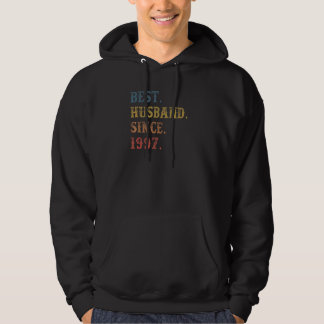 Retro Best Husband Seit 1997 25. Wedding Aniver Hoodie