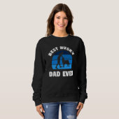 Retro Best Husky Dad Ever Siberian Huskies 1 Sweatshirt (Vorne ganz)