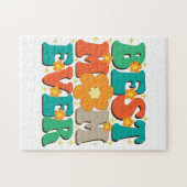 Retro Best Mama Ever Puzzle (Horizontal)