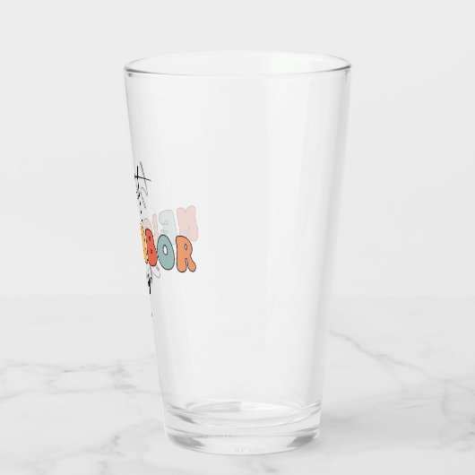 Retro Best Neighbour je Niedlich Glas (Links)