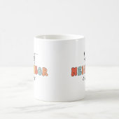 Retro Best Neighbour je Niedlich Kaffeetasse (Mittel)