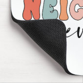 Retro Best Neighbour je Niedlich Mousepad (Ecke)