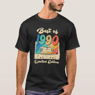 Retro Best Of 1990 Kassettenband 32. Geburtstag De T-Shirt