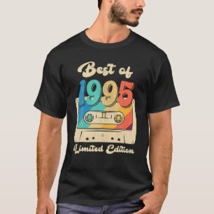 Retro Best of 1995 Cassette Tape 27. Geburtstag De T-Shirt
