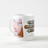 Retro Best Oma Ever 2 Foto Kaffeetasse (Vorderseite Links)