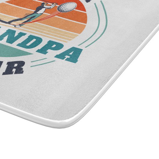 Retro Best Opa Par Custom Vaters Day Schneidebrett (Ecke)
