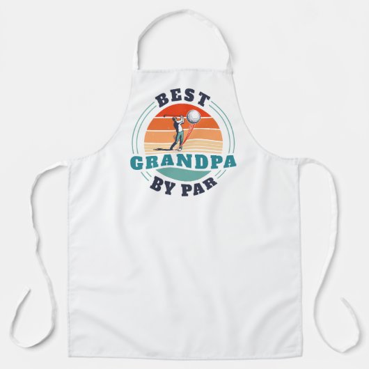Retro Best Opa Par Custom Vaters Day Schürze (Vorderseite)