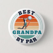 Retro Best Opa per Par Custom Golf Retirement Button (Vorderseite)