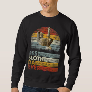 Retro Best Sloth Vater Ever Animals 13957 Sweatshirt