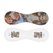 Retro Best Vater je 2 Foto Baseball (Paneele)