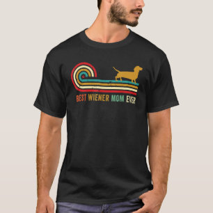 Retro Beste Dackel Hunde Mama je Niedliche Dackel  T-Shirt