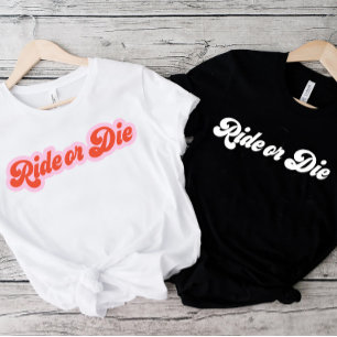 Retro BESTE FREUNDIN Freundschaft Bestie Chic Ride T-Shirt