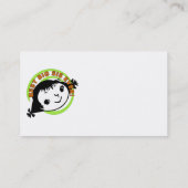 Retro beste große Schwester überhaupt Visitenkarte (Rückseite)