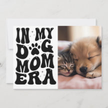 Retro-Beste-Hundemutter-Karte – Geburtstag oder Mu
