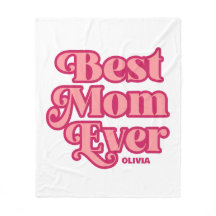 Retro Beste Mama je rosa Muttertagsgeschenk