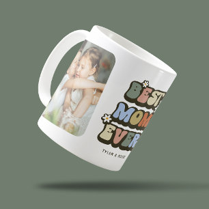Retro Beste Mutter überhaupt 2 Foto Kaffeetasse