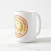 Retro Bester Hund Opa Aller Zeiten Labrador Kaffee Kaffeetasse (VorderseiteRechts)