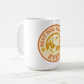 Retro Bester Hund Opa Aller Zeiten Labrador Kaffee Kaffeetasse (Vorderseite Links)