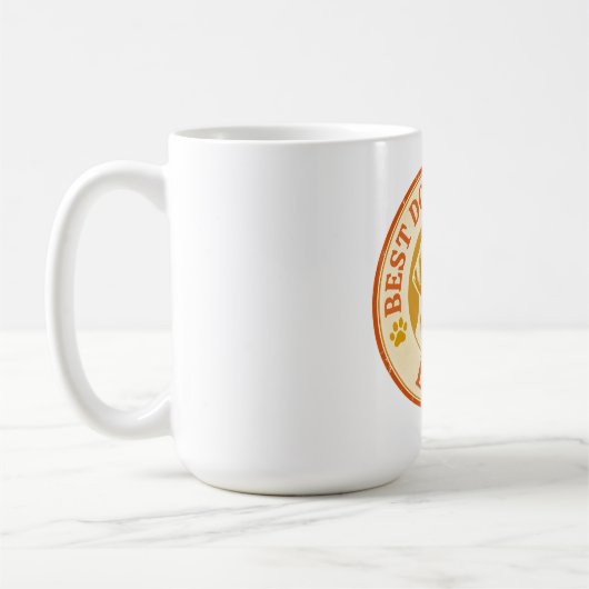 Retro Bester Hund Opa Aller Zeiten Labrador Kaffee Kaffeetasse (Links)