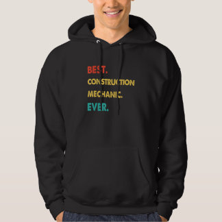 Retro Bester Konstruktionsmechaniker Aller Zeiten Hoodie