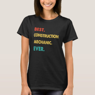 Retro Bester Konstruktionsmechaniker Aller Zeiten T-Shirt