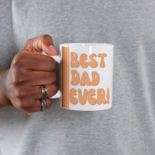 Retro-Bester-Vater-aller-Zeiten-Fotomug Jumbo-Tasse