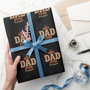 Retro Bestes Papa Aller Zeiten Geschenkpapier