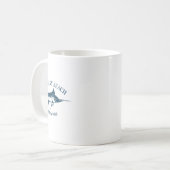 Retro Bethany Beach Delaware Vintages Fischerboot Kaffeetasse (Vorderseite Links)