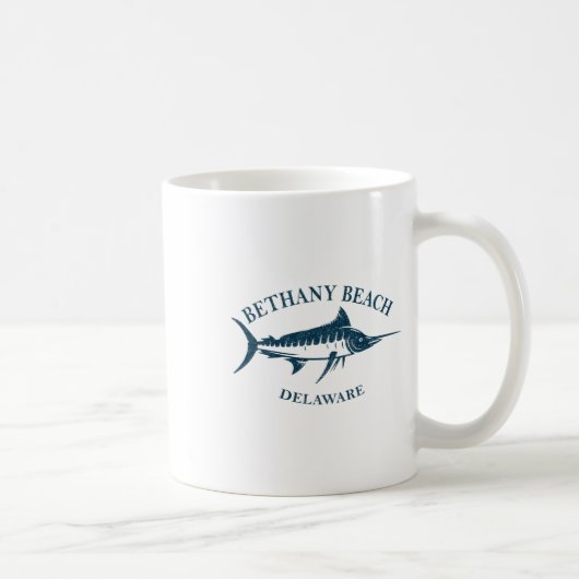 Retro Bethany Beach Delaware Vintages Fischerboot Kaffeetasse (Rechts)