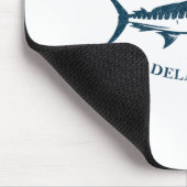Retro Bethany Beach Delaware Vintages Fischerboot Mousepad (Ecke)