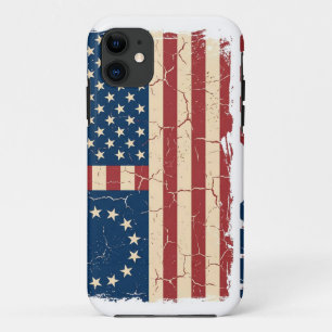 Retro Betsy Ross & 50-Sterne-Flagge 2026 Semiquinc Case-Mate iPhone Hülle