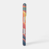 Retro Bewölkter Horizont iPhone 16 Hülle (Rechte Seite)