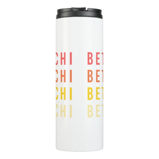 retro bex Reise-Tasse! Thermosbecher (Rückseite)