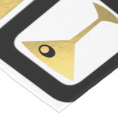 Retro bezaubernder Goldtabellen-Läufer Kurzer Tischläufer (Ecke)