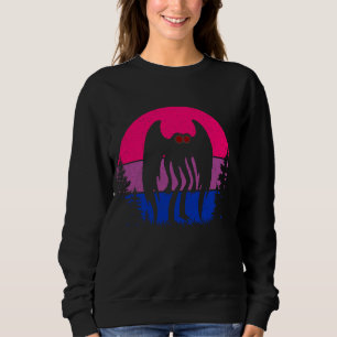 Retro Bi Mothman Bisexual Prix Point angenehmer Sc Sweatshirt