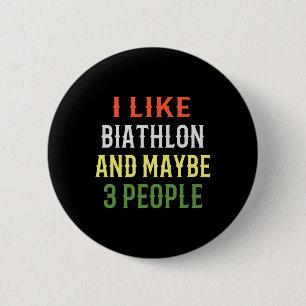 Retro Biathlon Design ist wie Biathlon und viellei Button